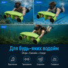 Підводний скутер Mankeel W7 Underwater Scooter – sea scooter, акваскутер для дайвінгу та плавання, 2 двигуни загальною потужністю 600 Вт, швидкість до 1.8 м/с, глибина занурення до 50 м, салатовий